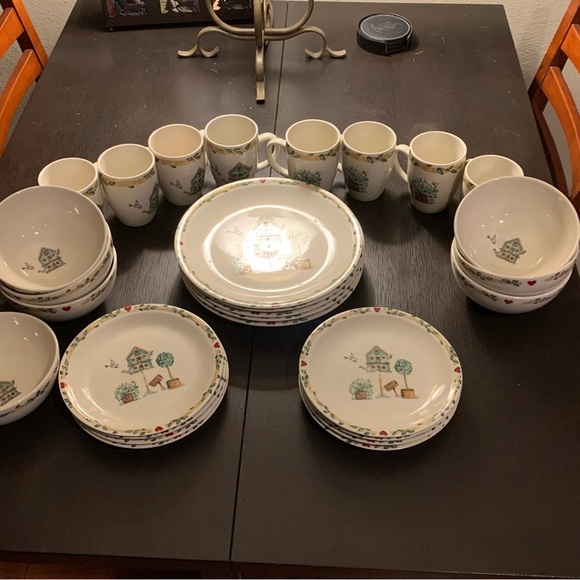 Thomas Pottery Birdouse Pottery Lot - Picture 8 of 9